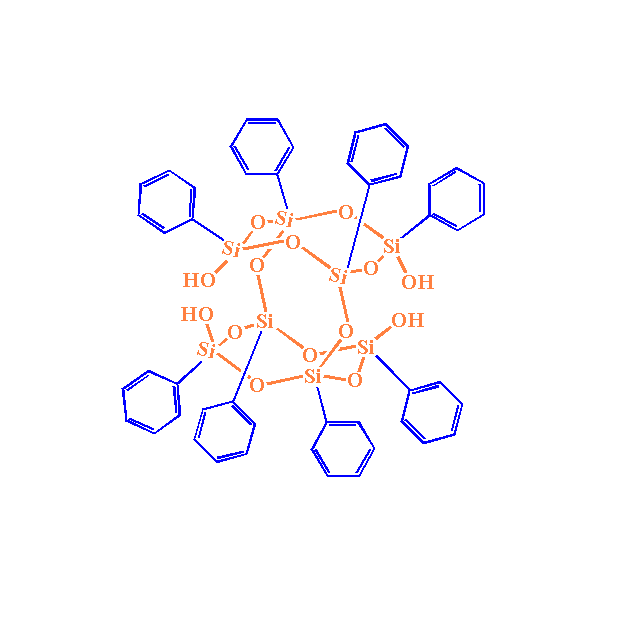 八苯基四硅醇双夹板型聚